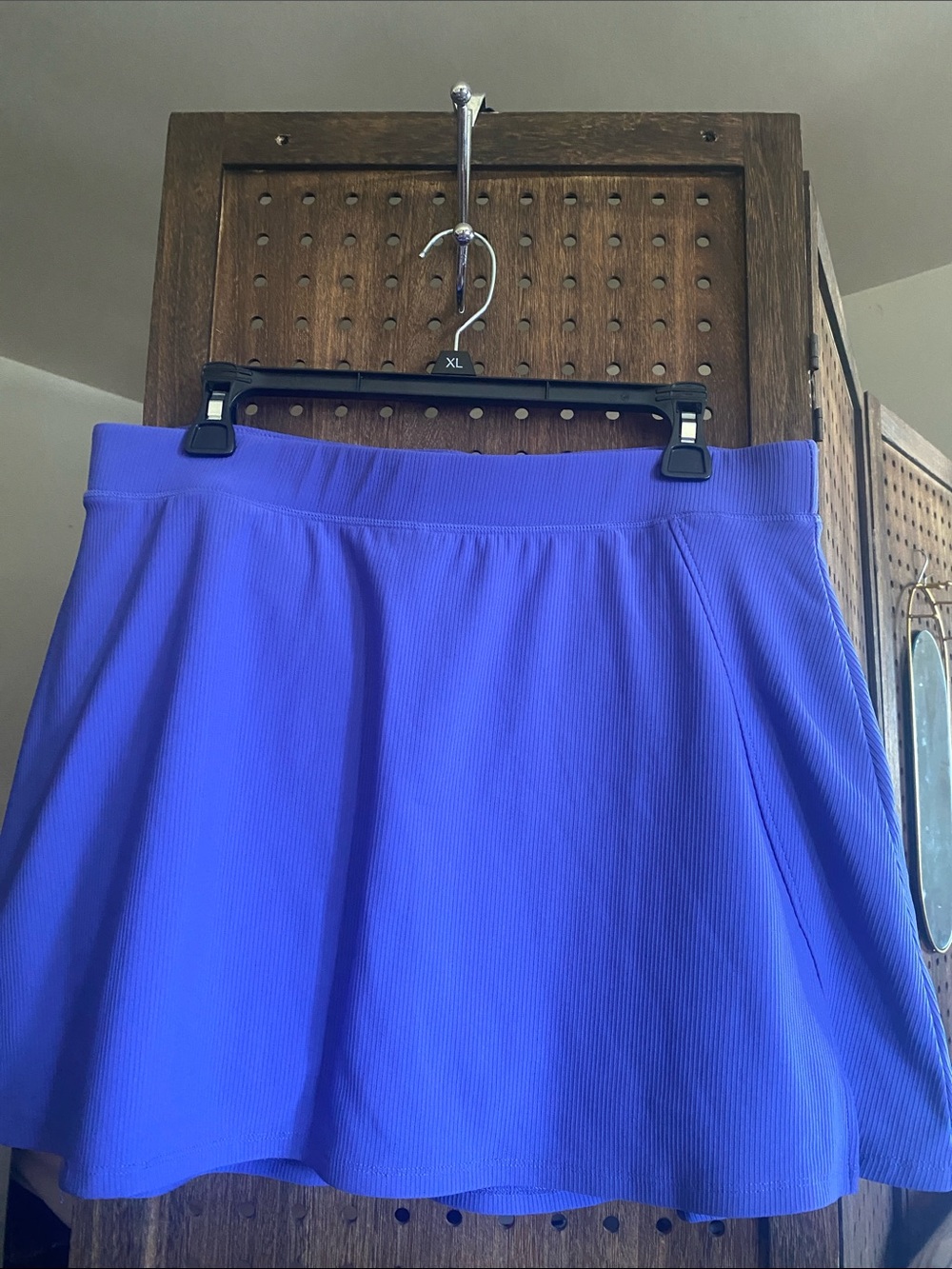 Marika Bright Blue Mini Skirt size XXL Pre- Owner